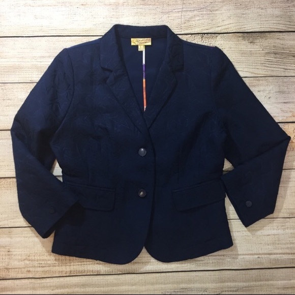 Princess Vera Wang Navy Blue Star Blazer - Picture 1 of 4